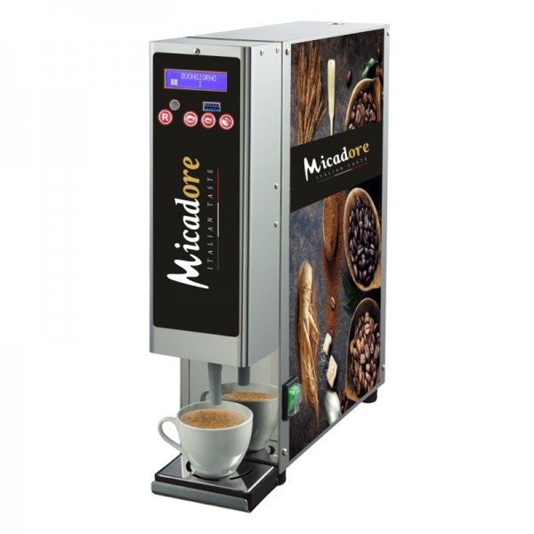 Hot drink dispenser No. 1 flavor: Ginseng, Barley, Chocolate. Gusty M1L - Micadore