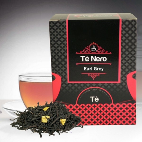Tè nero in filtri piramidali. Aroma Earl Grey. Scatola con 15 filtri. - Micadore
