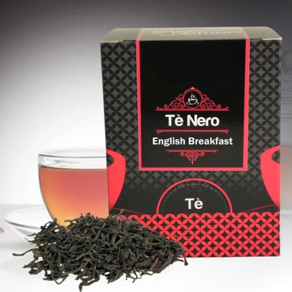 Tè nero in filtri piramidali. Aroma English breakfast. Scatola con 15 filtri. - Micadore