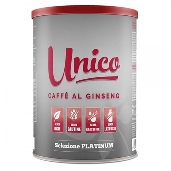 Caffè al ginseng unico "Platinum" per distributori automatici. Senza Glutine. Barattolo da 1000 g - Micadore