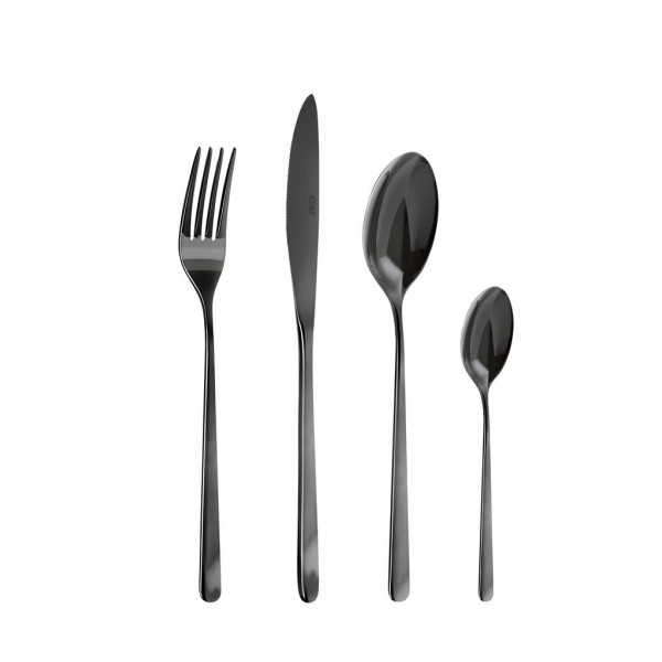 Coltello Tavola Forgiato Stilo Black Abert 230 mm - per ristoranti - Imballo 12 pz