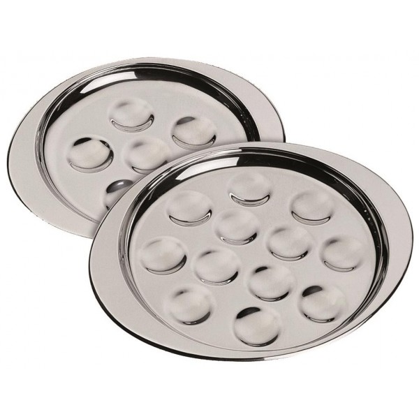 Piatto Lumache 12 Posti 22x19 cm - per ristorante - Imballo 1 pz