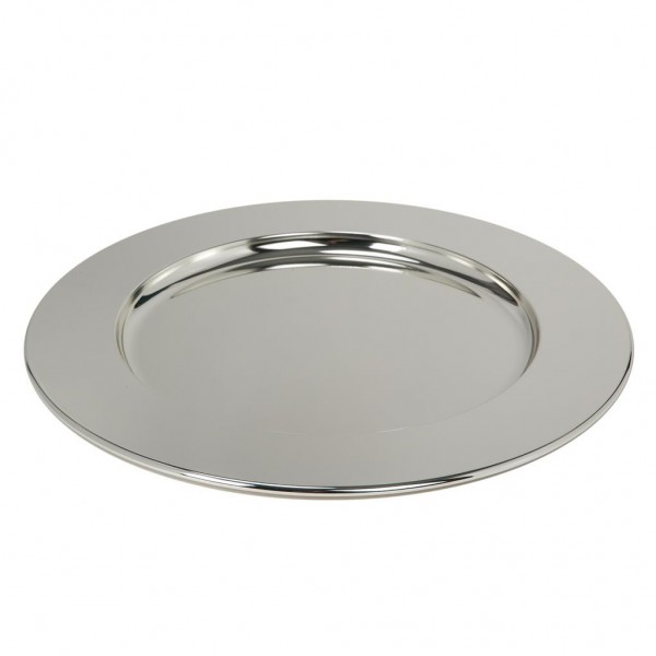 Sottopiatto 30 cm Materiale Silver - Fornitore Medri - Ristoranti - Imballo 1 pz