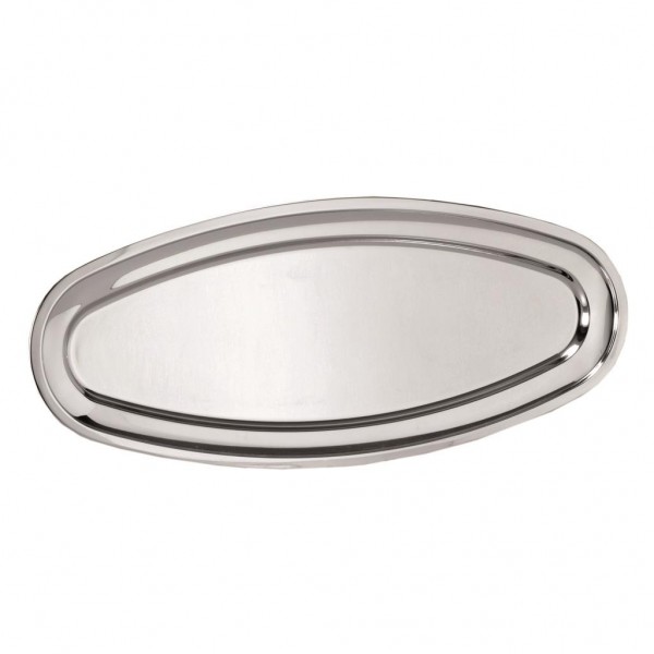 Vassoio Ovale Pesce 70 cm Inox per ristoranti - Imballo 1 pz