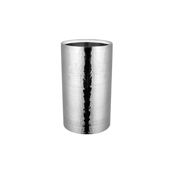 Portabottiglia Glacette 11 cm Inox Martellato per hotel - Imballo 1 pz