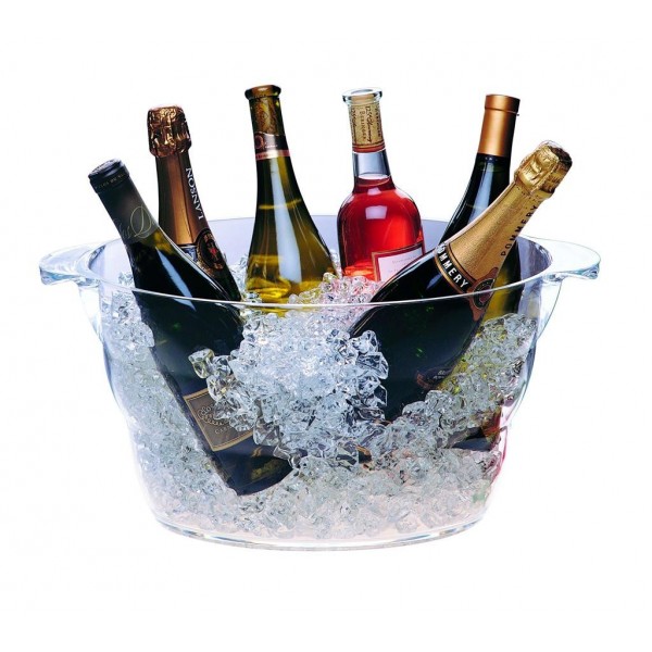 Secchiello Portabottiglie Ovale 40x28 cm Nizza 2230 Medri - per ristoranti e hotel - Imballo 1 pz