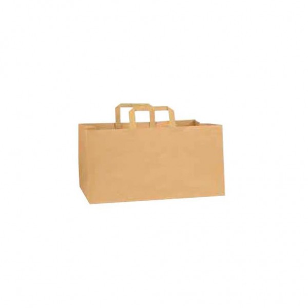 Shopper Con Manico 26X16 cm Biodegradabile per ristoranti - Imballo 300 pz