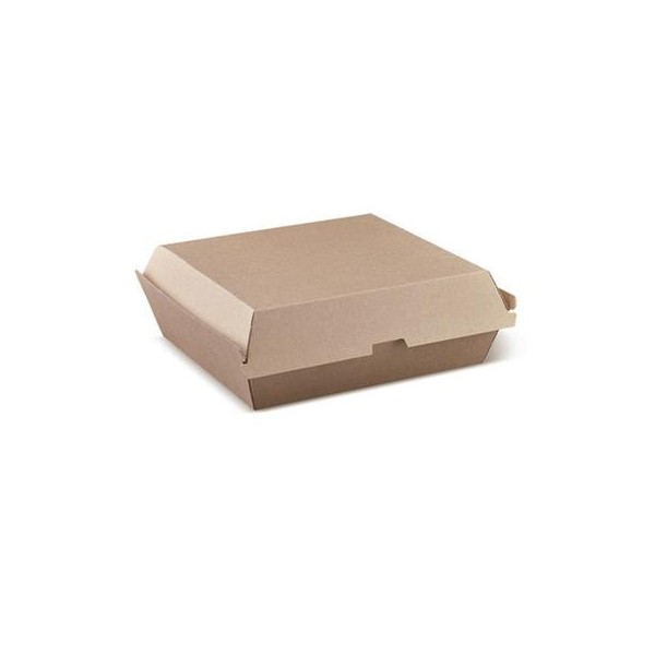 C/75 Scatola Avana Con Coperchio 17.8X16 cm per ristoranti e hotel - Imballo 1 pz