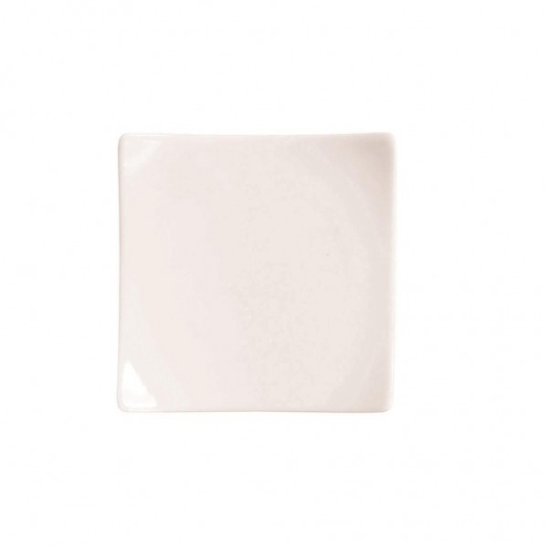 Piatto Quadro per hotel - 9.5x9.5 cm - Porcellana per ristoranti - Imballo 6 pz