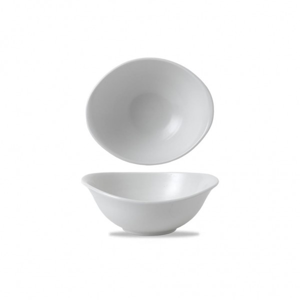 Coppa Ovale 17.4x14.7 cm White WHDUDB171 Dudson - per ristoranti - Imballo 6 pz