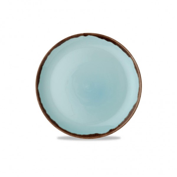 Piatto Piano Coupe 21.7 cm Harvest Turquoise - Per Ristoranti - Imballo 12 pz