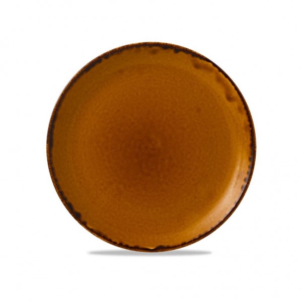 Piatti Piatto Piano Coupe 28.8 cm Harvest Brown per hotel - Imballo 12 pz