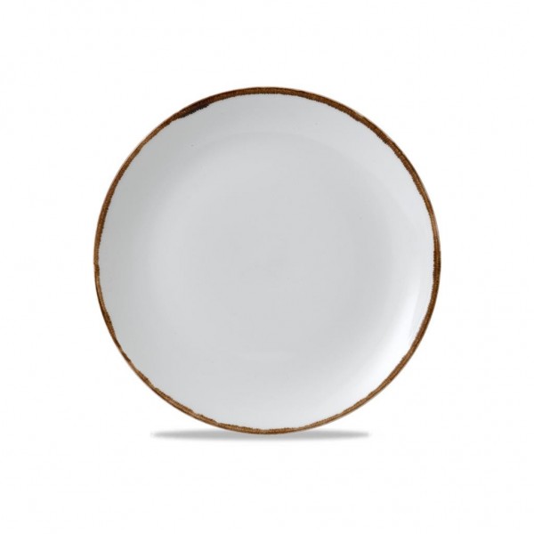 Piatto Piano Coupe Dudson 26 cm Harvest Natural HVNAEV101 - ristorante - Imballo 12 pz