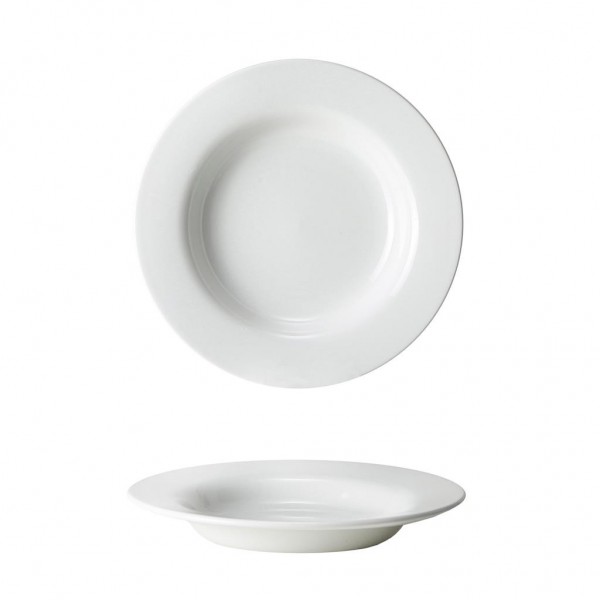 Piatto Fondo 21 cm Nova WH NS8 Churchill - per ristoranti - Imballo 24 pz