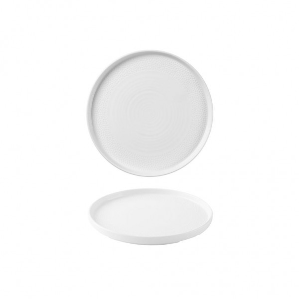 Piatto Piano Walled 21 cm Isla White - per ristoranti - Imballo 6 pz