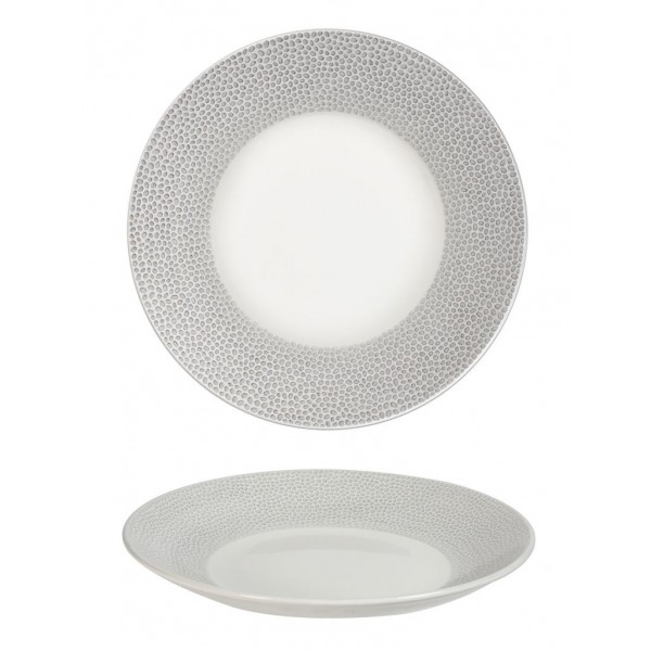 Piatto Fondo Coupe 28.1 cm Isla Shale Grey Churchill per ristoranti - Imballo 12 pz