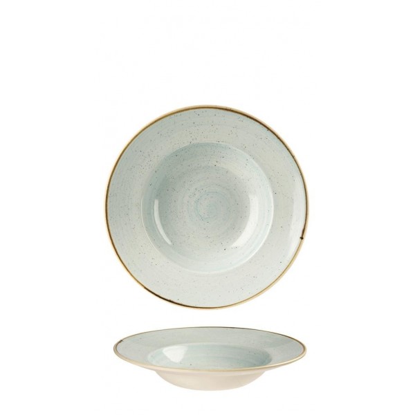Pasta Bowl Stonecast Duck Egg Blue per ristoranti - Imballo 12 pz