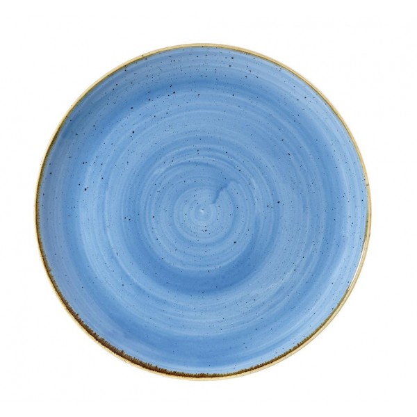 Piatto Piano Coupe 16.5 cm Cornflower Blue Churchill per ristoranti e hotel - Imballo 12 pz