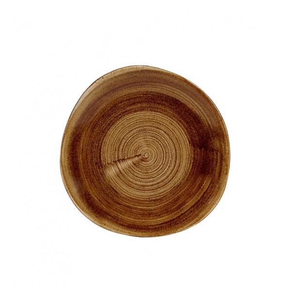 Piatto Piano Organic Stonecast Patina Vintage Copper - per ristoranti - Imballo 12 pz