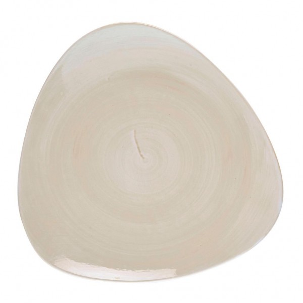 Piatto Triangolare 26.5 cm Canvas Naturale Stonecast - ristoranti - Imballo 12 pz