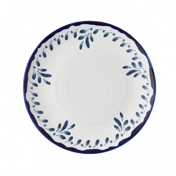 Piatti Piatto Piano Coupe Organic 27.5 cm Blue per ristoranti - Imballo 12 pz