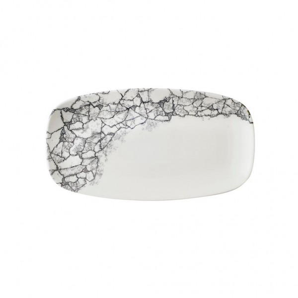 Piatto Rettangolare Studio Prints Kintsugi Accents Quartz Black - per ristoranti - Imballo 12 pz