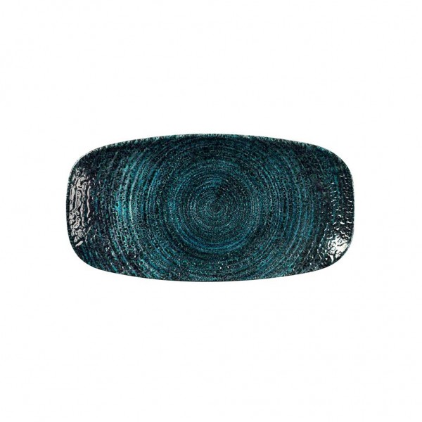 Piatto Rettangolare 20x12 cm Studio Prints Homespun Chroma Marine per hotel - Imballo 12 pz