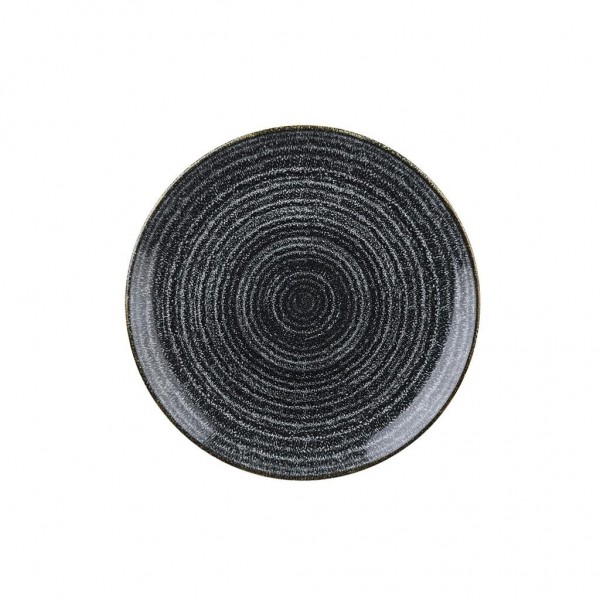 Piatto Piano Coupe 16.5 cm Charcoal Black Studio Prints - per hotel - Imballo 12 pz