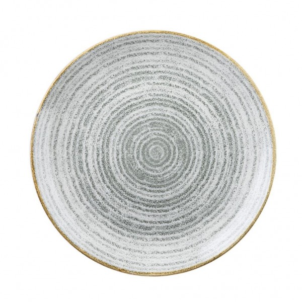 Piatto Piano Coupe 26 cm Studio Prints Homespun Stone Grey Churchill - Hotel - Imballo 12 pz