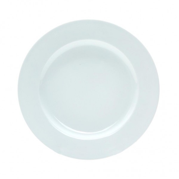 Piatto Piano 22 cm Euro Costa Verde per ristoranti - Imballo 12 pz