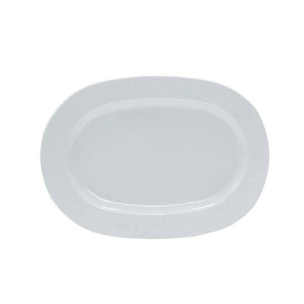 Piatto Ovale 39x28 cm Euro Costa Verde per ristoranti e hotel - Imballo 6 pz