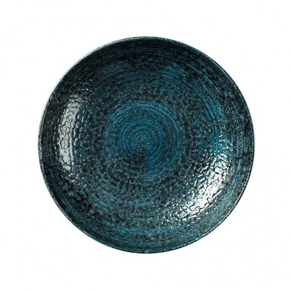 Piatto Piano Coupe 28.8 cm Studio Prints Homespun Chroma Marine - per ristoranti - Imballo 12 pz