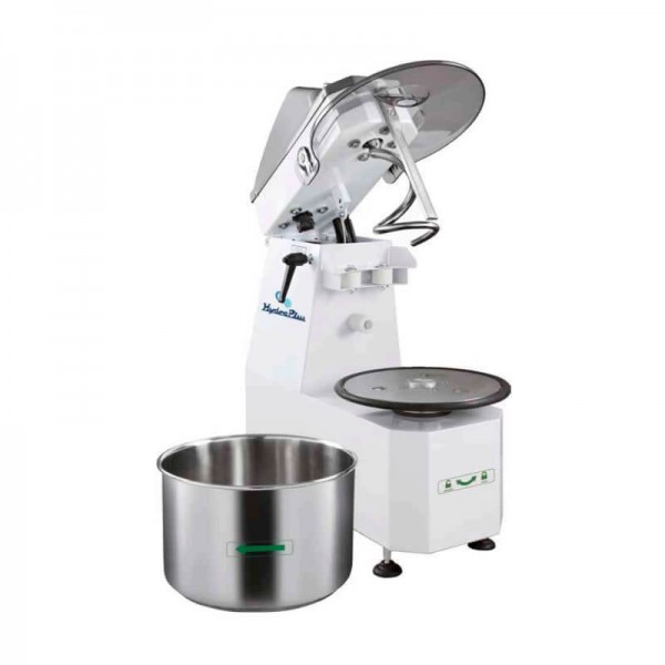 Impastatrice a spirale alta idratazione, testa sollevabile vasca estraibile. 25 kg Fimar 25SRM HydraPlus Monofase - Fimar