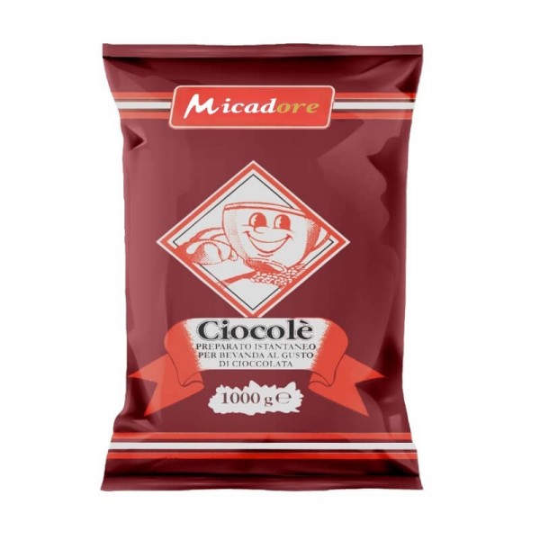 Cioccolata Calda Solubile per distributori automatici. Busta da 1 Kg - Micadore