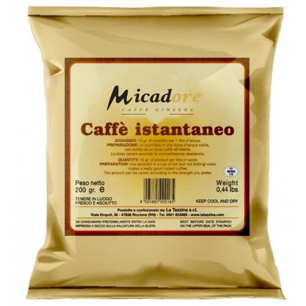 Caffè Istantaneo Spray in Polvere – Ideale per Vending e Prime Colazioni. 200 Gr - Micadore