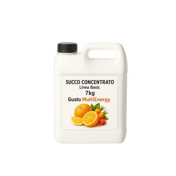 Succo Concentrato Multienergy – Arancia, Limone e Carota – Tanica 7 kg
