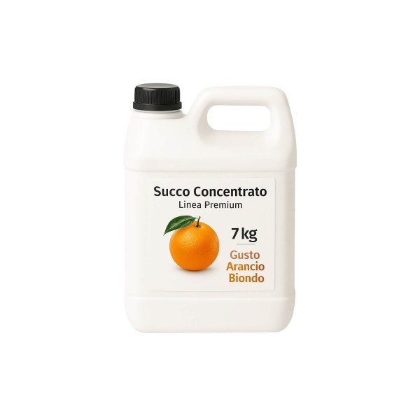 Succo Concentrato Arancio Biondo 60% di frutta – Tanica 7 kg – Linea Premium - EffeDue