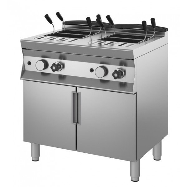 Cuocipasta professionale 28+28lt a gas 7CCPG2 - Inox BIM