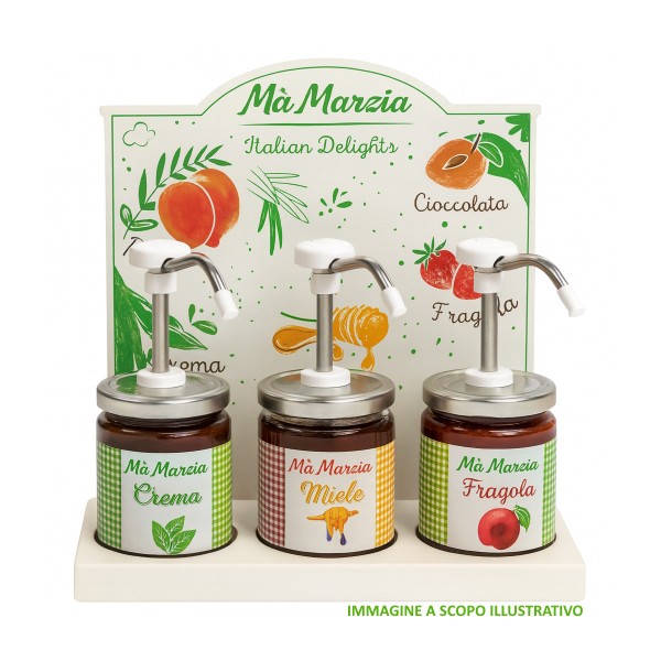 Kit espositore con pompe per prima colazione - Mà Marzia HoReCa - EffeDue