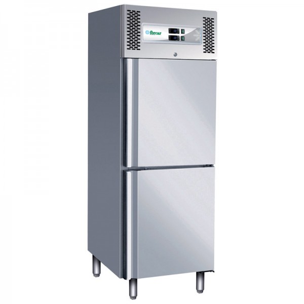 Frigorifero professionale Forcar GNV600DT Inox a Doppia Temperatura - Forcar Refrigerati