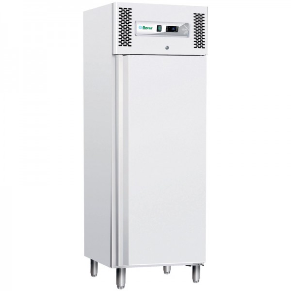 Static professional refrigerator with painted sheet metal frame. GNB600TN - Forcar Refrigerated.