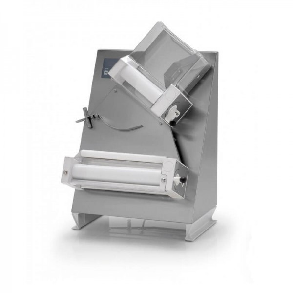 Fama L30I pizza stretcher with 30 cm single roller. - Fama industries