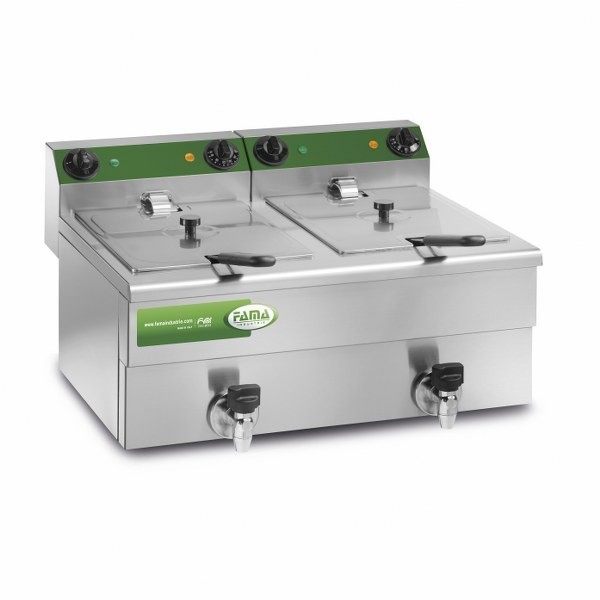 Friggitrice professionale eletrrica Fama MFR210R 10+10 lt Monofase - Fama industrie