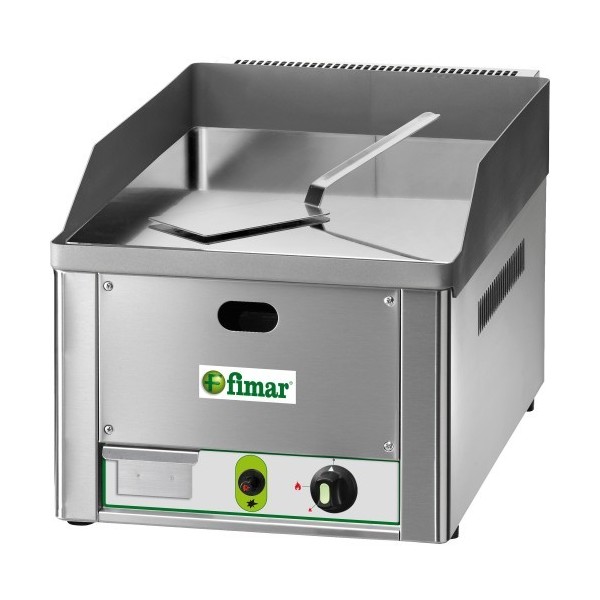 Fry Top Gas Fimar FRY1LMC Chrome Steel Smooth - Fimar