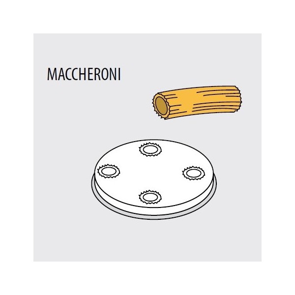 MACCHERONI 8.5 die for professional fresh pasta machine Fimar MPF 1.5N - Fimar