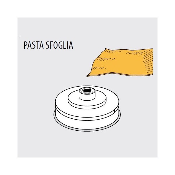 Trafila PASTA SFOGLIA per macchina pasta fresca professionale Fimar MPF 2,5N - MPF 4N - Fimar