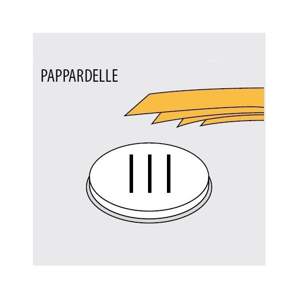 Trafila PAPPARDELLE per macchina pasta fresca professionale Fimar MPF 2,5N - MPF 4N - Fimar