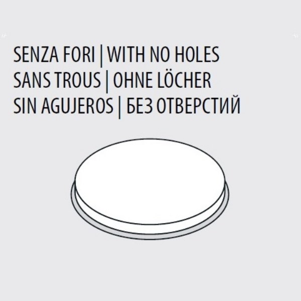 DRILL WITHOUT HOLES for professional fresh pasta machine Fimar MPF 2.5N - MPF 4N - Fimar