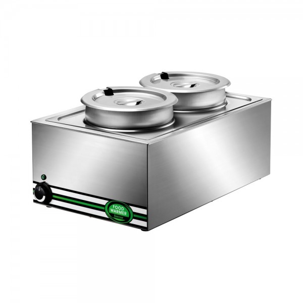 GN 1/1 8-liter countertop bain-marie stainless steel hot plate BM7720 - Forcar Multiservice