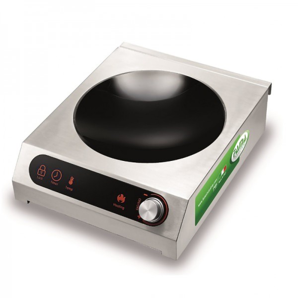 Piastra induzione Fama PIND03 WOK da 3.5 kW con timer, superficie induttiva 42 x 38 cm - Fama industrie